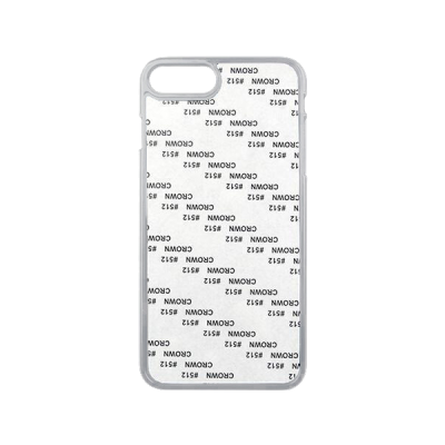 Чехол под сублимацию для iPhone 7/8, пластик+ алюм. пластина, Белый
